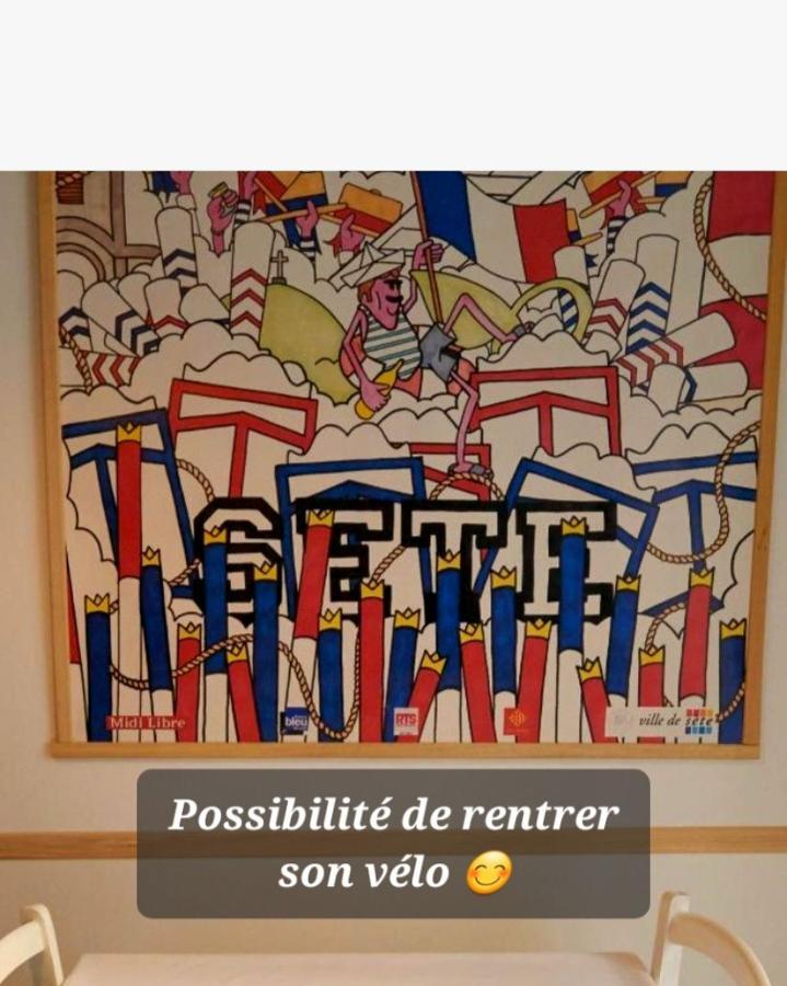 Bel Appartement Centre Ville Sete Ngoại thất bức ảnh